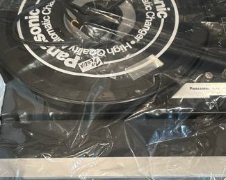 Unopened and Unused Panasonic 8 Track, AM/FM and Record Player unit.