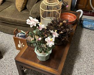Incredible MCM coffee table and indoor decor