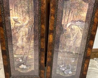 This sale features and incredible amount of original artwork, framed artwork, needlepoint artwork and wall display pieces.