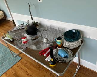 Crystal and Silver Pieces