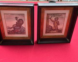 This sale features and incredible amount of original artwork, framed artwork, needlepoint artwork and wall display pieces.