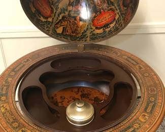 Old World Zodiac Cocktail Bar Cart