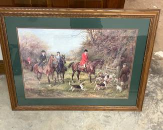 This sale features and incredible amount of original artwork, framed artwork, needlepoint artwork and wall display pieces.