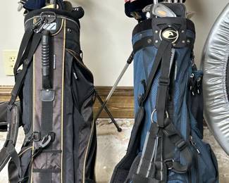 Golf clubs and Golf Bags