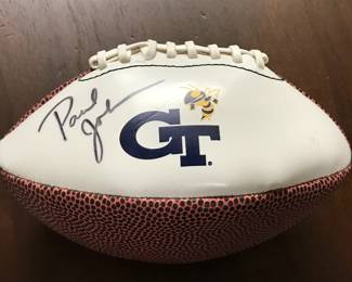 Paul Johnson signed Georgia Tech Football