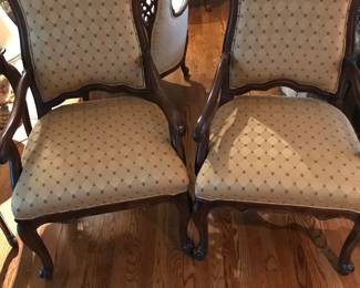 Victorian Mahogany Parlor Chairs