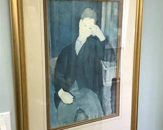 This sale features and incredible amount of original artwork, framed artwork, needlepoint artwork and wall display pieces.