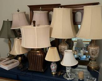 A huge selection of designer lamps for every room in the house!