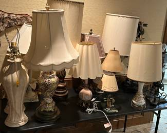 A huge selection of designer lamps for every room in the house!