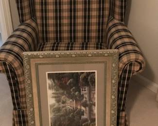 This sale features and incredible amount of original artwork, framed artwork, needlepoint artwork and wall display pieces.