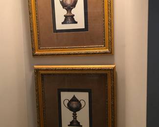 This sale features and incredible amount of original artwork, framed artwork, needlepoint artwork and wall display pieces.