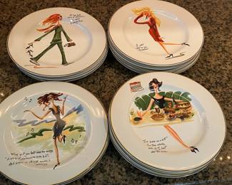 Sakura Glamour Girl Dishes