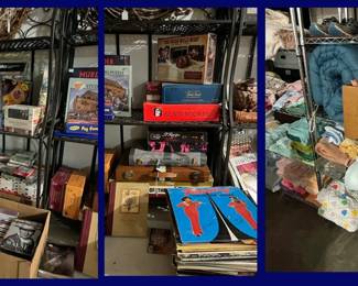 Garage #3: CDs, Cassettes, DVDs, VHS, Vinyls - 33, Fabrics, Blankets