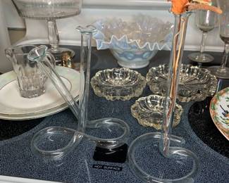 Cylinder twisted tube glasses 