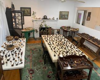 HUNDREDS of vintage Estate Tobacco Pipes