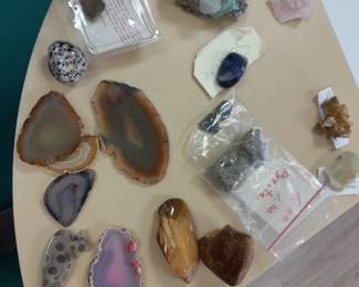 Agates and other gemstones