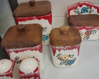 Salt box and canister set