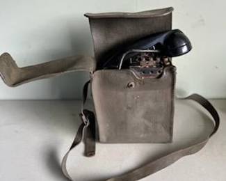 Field phone -  vintage military