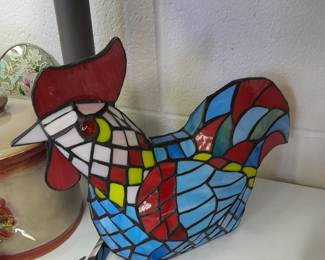 Stained glass chicken