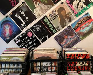 Music Collection Including LPs, CDs and  Reel to Reel Tapes