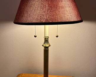 Brass Candlestick Table Lamp