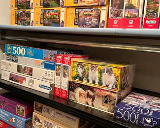 Large Collection of Jigsaw Puzzles