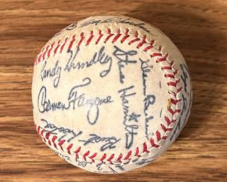  1970’s Cubs Promotional Ball with Team Signatures