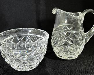 Another Glass Creamer and Sugar