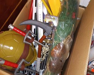 Nerf guns, and other role play toy weapons