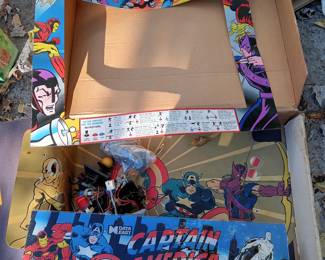 Assembly for Data East Captain America and the Avengers Arcade Video Game(Monitor Surround, Header)