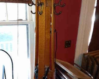 Oak Coat Rack