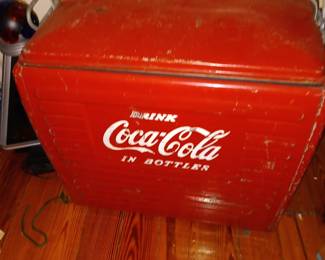 Vintage Metal Coca Cola Cooler