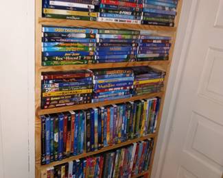 So Many DVDs; This is the Walt Disney DVD shelf