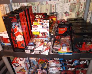 Lots of Star Wars, Black Series Helmets etc