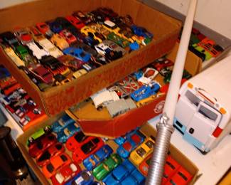 Flats of Diecast Cars