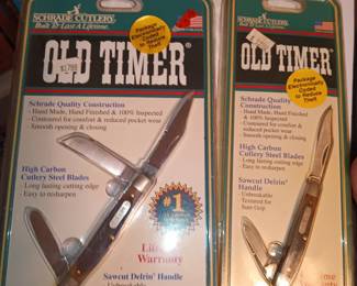 Schrade Old Timer Pocket Knives Unopened