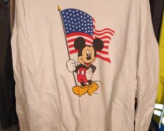 Mickey Mouse American Flag Sweatshirt