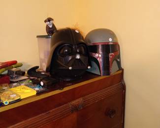 Star Wars Darth Vader and Boba Fett Helmets/Masks