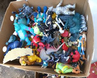 Boxes Full of Action Figures 