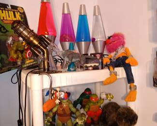 Lava Lamps, Muppets Animal, etc