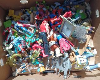 Boxes of Loose Action Figures