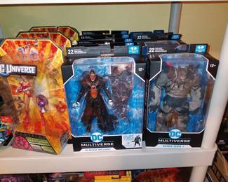 DC Multiverse Figures (the majority of these are missing their Build a Figure Parts)