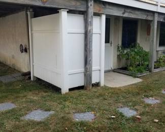 Vinyl shower surround