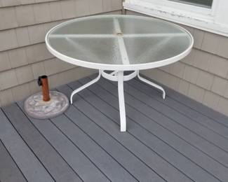 Patio table ( 4 chairs available)