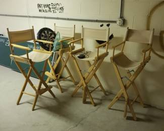 High top directors chairs