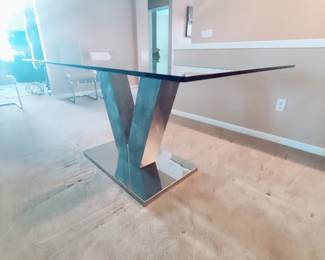 Contemporary "Other Veneto" 7-Piece Dining Set in White and Cement NEW PRICE@NFM CURRENTLY LISTED AT  $1,204.99 ......OUR PRICE $500 https://www.nfm.com/penny-lane-veneto-7-piece-dining-set-in-white-and-cement/48941504.html