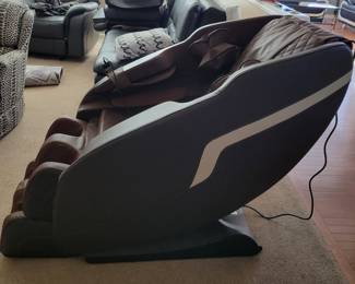 LifeSmart 2D Full Body Massage Chair $1,300-$1,500 new.......OUR PRICE $400
Enjoy a masseuse-like massage in the privacy of your home with this LifeSmart 2D full body massage chair.
14 fixed massage rollers from neck to waist inside track
6 auto pre-programmed massage functions go from full body light intensity up to full body strong intensity massage
Soothing heating function around lumbar area
30 airbags featuring 4 shoulder, 4 arm, 2 hip, 8 calf, 4 ankle, 8 foot
Pillow headrest
Extended footrest
Includes remote control and Bluetooth speaker to enjoy music or podcast
Approx. 28-3/4"W x 53-3/4"D x 40-1/4"H
Leather-look upholstery
350-lb. weight capacity
Assembled weight 126 lbs.
