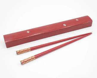 Red Lacquerware Chopsticks