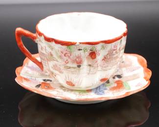Vintage Japanese Teacup & Saucer