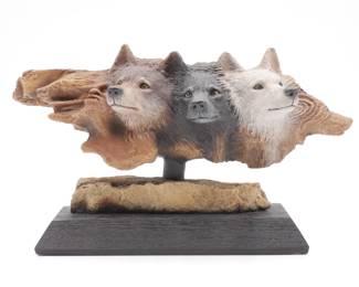 1994 "Tales Of Old" by Rick Cain Signed Sculpture Limited Edition